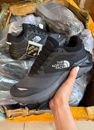 Мужские кроссовки the north face vectiv enduris 3 gore-tex grey black с амортизацией vectiv