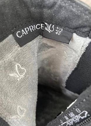 Напівчобітки шкіряні оригінал caprice рр.40 6