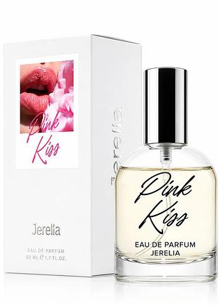 Женская парфюмерная вода jerelia pink kiss цветочная фруктовая 50 мл