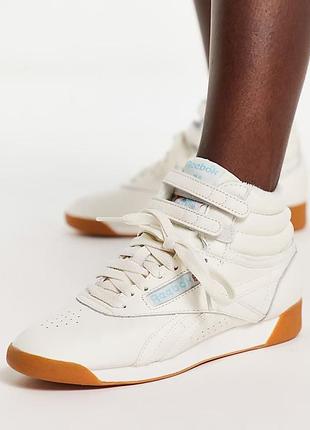 Reebok. оригінал. вєтнам. шкіряні черевики демісезонні reebok freestyle hi