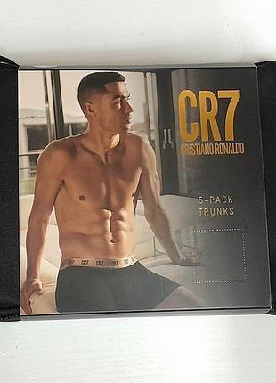 Мужские трусы боксеры cr7 cristiano ronaldo (набор 5 шт в несессере), размеры l и xl, оригинал