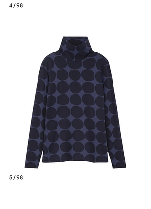 Жіноча водолазка uniqlo x marimekko термо, розмір l