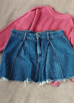 Джинсовая юбка zara