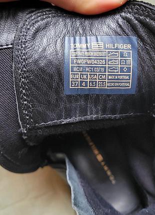 Новые кожаные ботинки tommy hilfiger  37 10