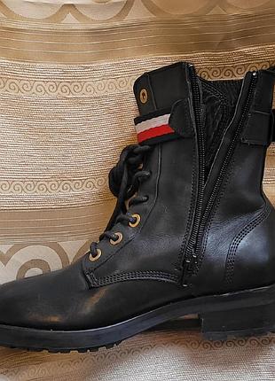 Новые кожаные ботинки tommy hilfiger  37 7