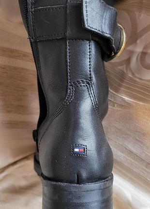 Новые кожаные ботинки tommy hilfiger  37 8