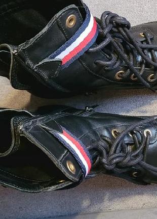 Новые кожаные ботинки tommy hilfiger  37 5