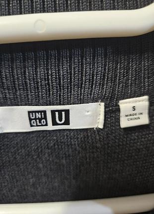 Свитер  туника  шерсть  uniqlo 3