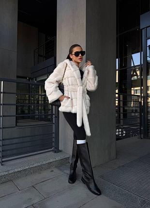 Шубка під норку утеплена 7