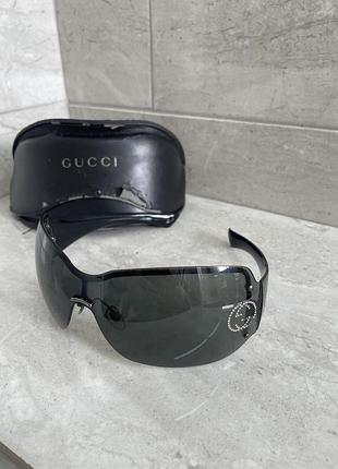 Винтажные очки маска gucci y2k оригинал tom ford era гламур