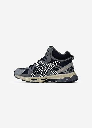 Жіночі кросівки asics gel-kahana 8 high fur grey black