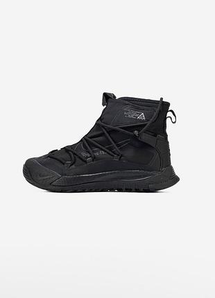 Женские кроссовки nike acg air terra antarktik total black fur