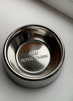 Миска royal canin металева