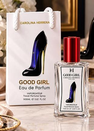 Парфуми жіночий carolina herrera good girl, 50 мл, сумка. в стилі бренду