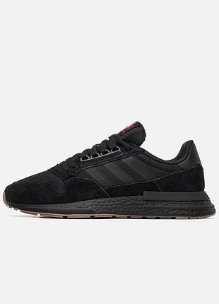 Мужские кроссовки adidas zx 500 black