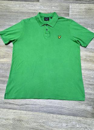 Чоловіча брендова футболка lyle&amp;scott, розмір l.
