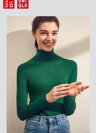 Гольф uniqlo из 100% мериносовой шерсти