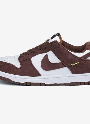 Чоловічі кросівки nike sb dunk low sail dark brown