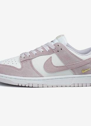 Мужские кроссовки nike sb dunk low sail pearl pink