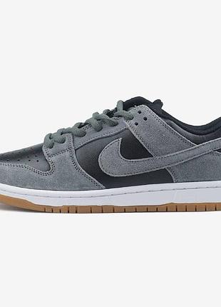 Чоловічі кросівки nike sb dunk low black silver