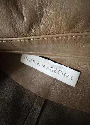 Кожаный тренч ines& marechar оригинал 8