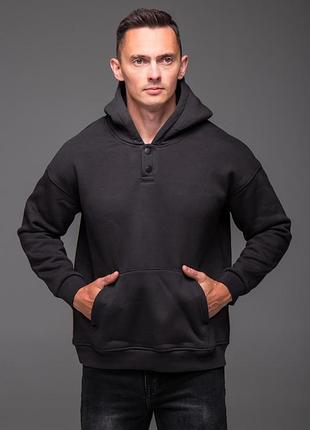 Антрацит мужская кофта tb на флисе oversize 6