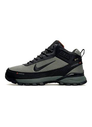 Мужские кроссовки nike rivah fur khaki black