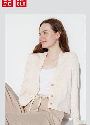 Кардиган knit ribbed uniqlo