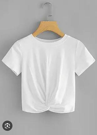 Кроп-топ с завязкой спереди h&amp;m