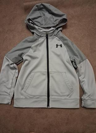 Кофта для хлопчика under armour на блискавці, сіра