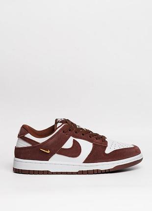 Жіночі кросівки nike sb dunk low sail red sepia