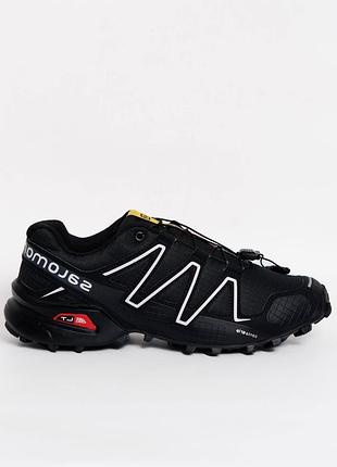 Мужские кроссовки salomon speedcross 3 black nd