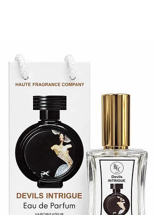 Папфуми жіночий haute fragrance company devil's intrigue, 50 мл, сумка.  в стилі бренду