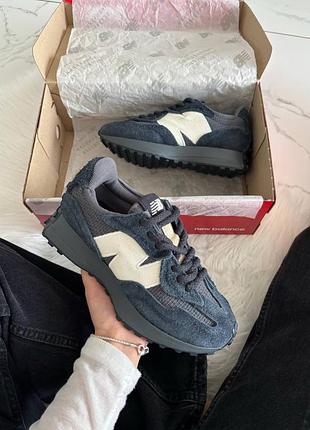 Кросівки new balance 327 blue grey white арт 4115