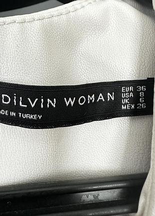 Плаття еко шкіра dilvin 36 4