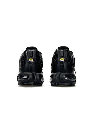 Кроссовки nike air max plus black white 4