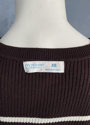Новое женское платье в рубчик primark 7