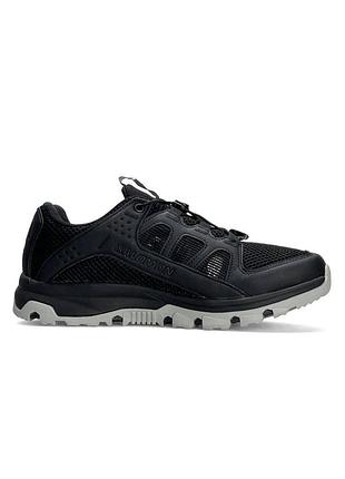 Кроссовки salomon tech amphib 5 black grey 3