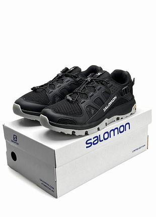 Кроссовки salomon tech amphib 5 black grey 8