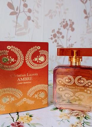 Туалетна вода christian lacroix ambre pour homme avon