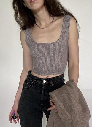 В‘язаний топ h&m 5