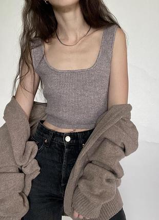 В‘язаний топ h&m