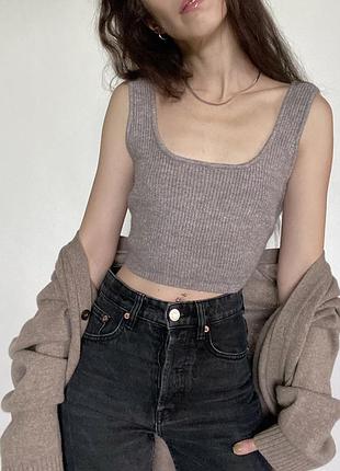 В‘язаний топ h&m 2