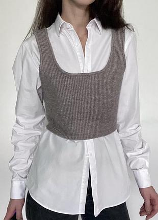 В‘язаний топ h&m 10