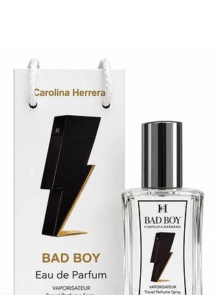 Парфуми чоловічий carolina herrera bad boy, 50 мл, сумка. в стилі бренду