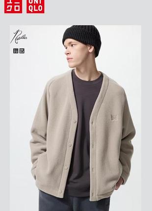 Флисовый кардиган uniqlo