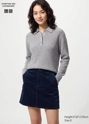 Вельветова міні-спідниця uniqlo s
