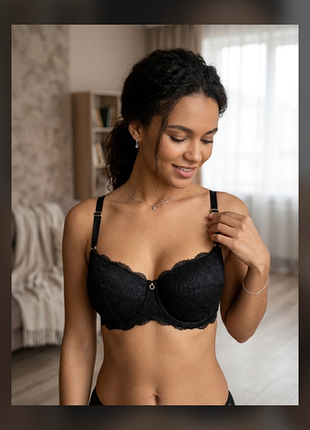 Роскошный черный кружевной бюстгальтер ann summers, размер 90g (40f)