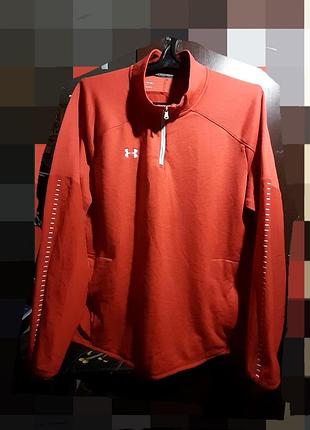 Under armour лёгкая спортивная кофта, мужская тонкая олимпийка на молнии под горло 2xl