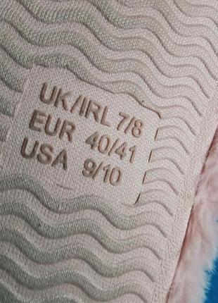 Плюшевые тапочки валянки primark 6